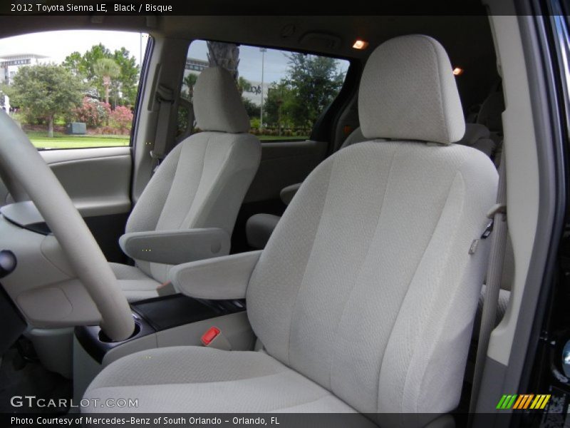 Black / Bisque 2012 Toyota Sienna LE