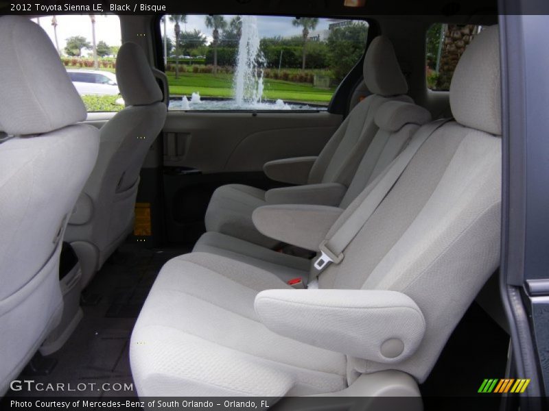 Black / Bisque 2012 Toyota Sienna LE