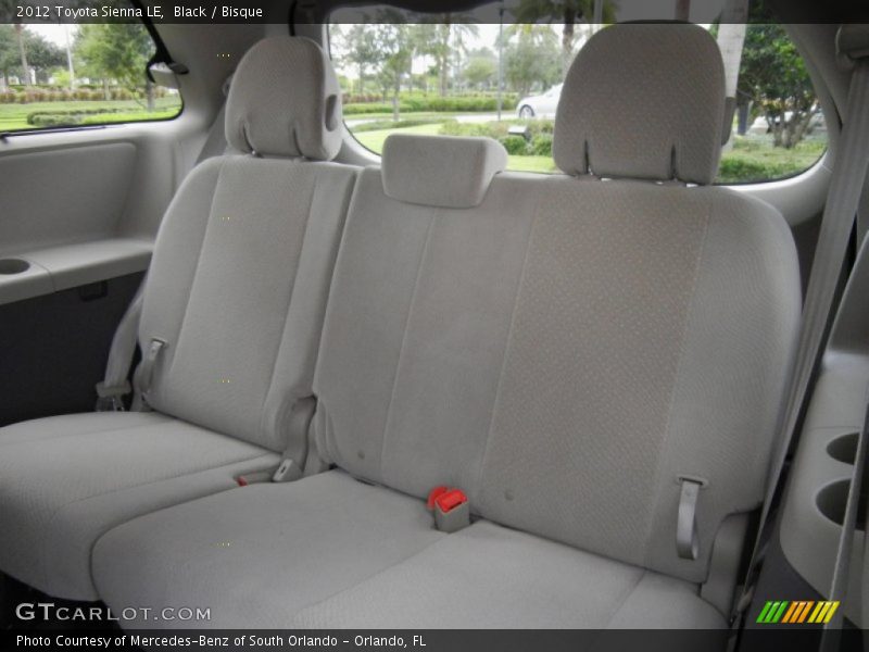 Black / Bisque 2012 Toyota Sienna LE