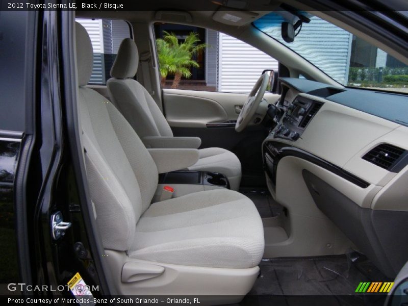 Black / Bisque 2012 Toyota Sienna LE