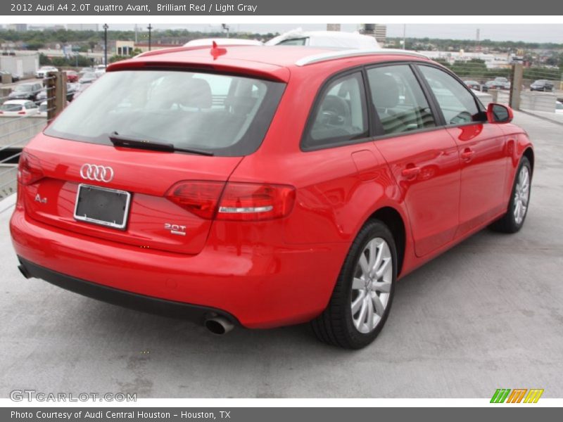 Brilliant Red / Light Gray 2012 Audi A4 2.0T quattro Avant