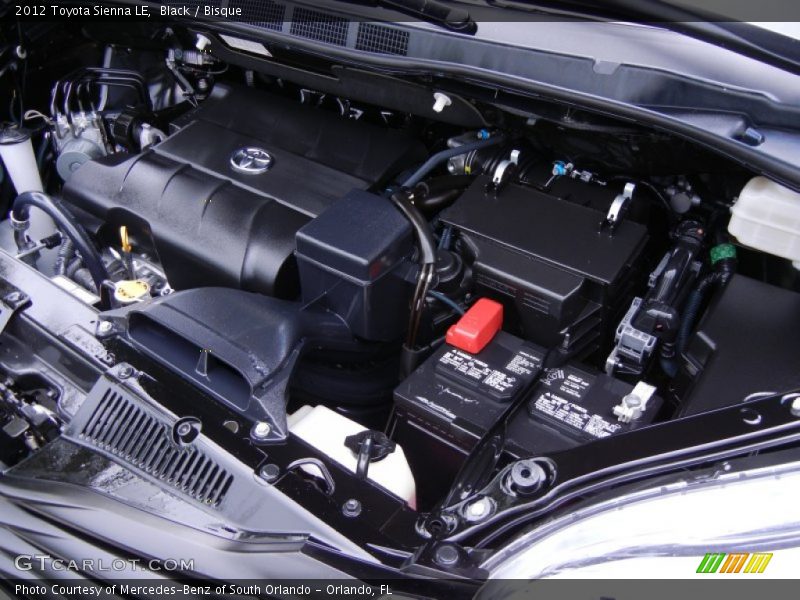 Black / Bisque 2012 Toyota Sienna LE