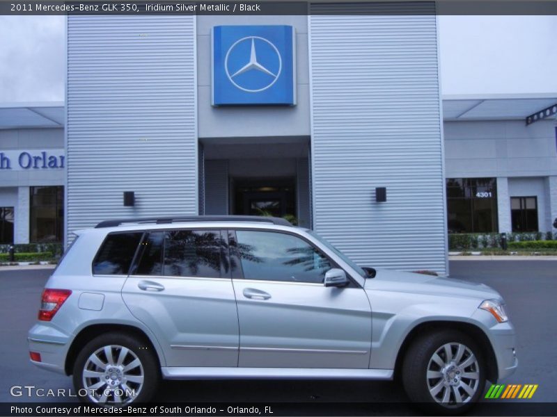 Iridium Silver Metallic / Black 2011 Mercedes-Benz GLK 350