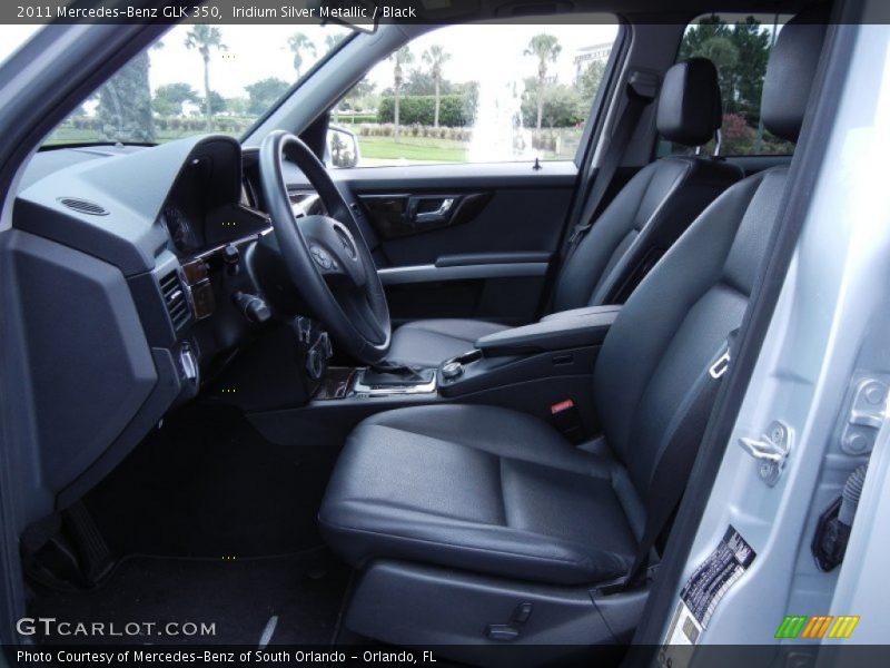 Iridium Silver Metallic / Black 2011 Mercedes-Benz GLK 350