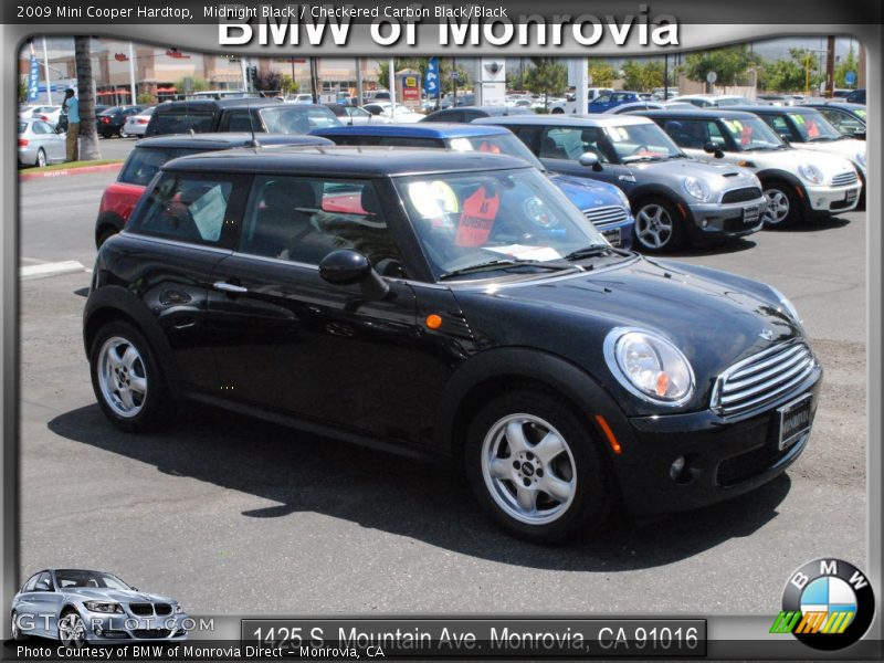Midnight Black / Checkered Carbon Black/Black 2009 Mini Cooper Hardtop