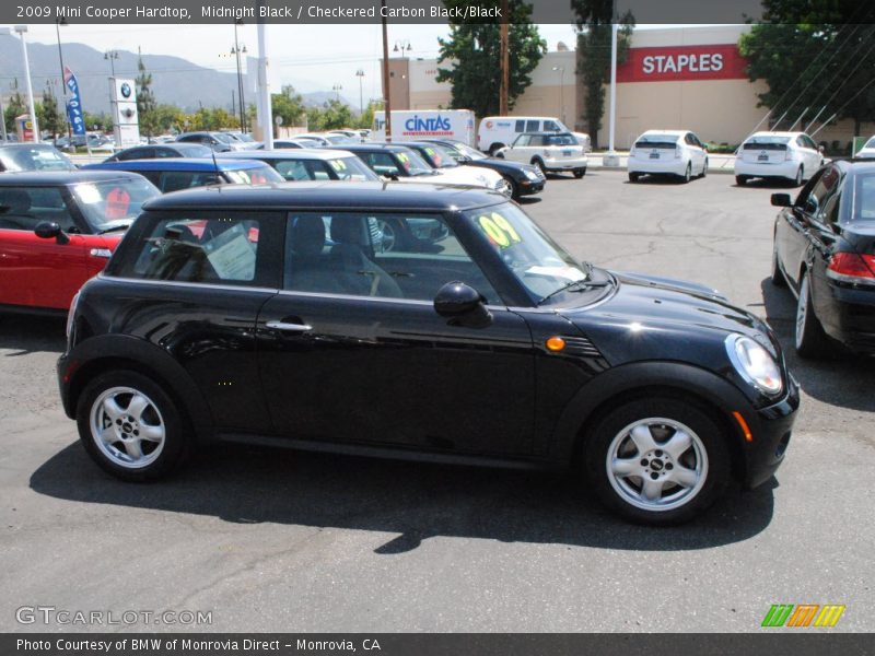 Midnight Black / Checkered Carbon Black/Black 2009 Mini Cooper Hardtop