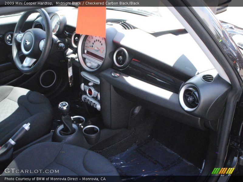 Midnight Black / Checkered Carbon Black/Black 2009 Mini Cooper Hardtop