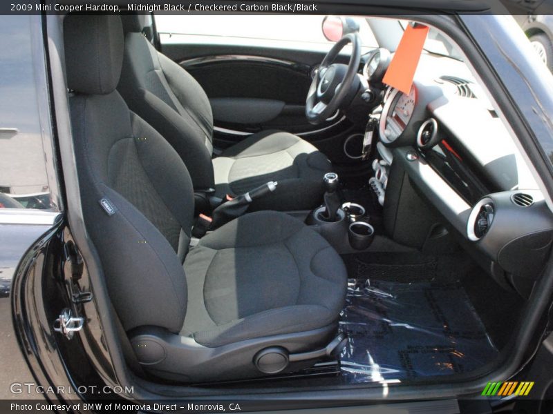 Midnight Black / Checkered Carbon Black/Black 2009 Mini Cooper Hardtop