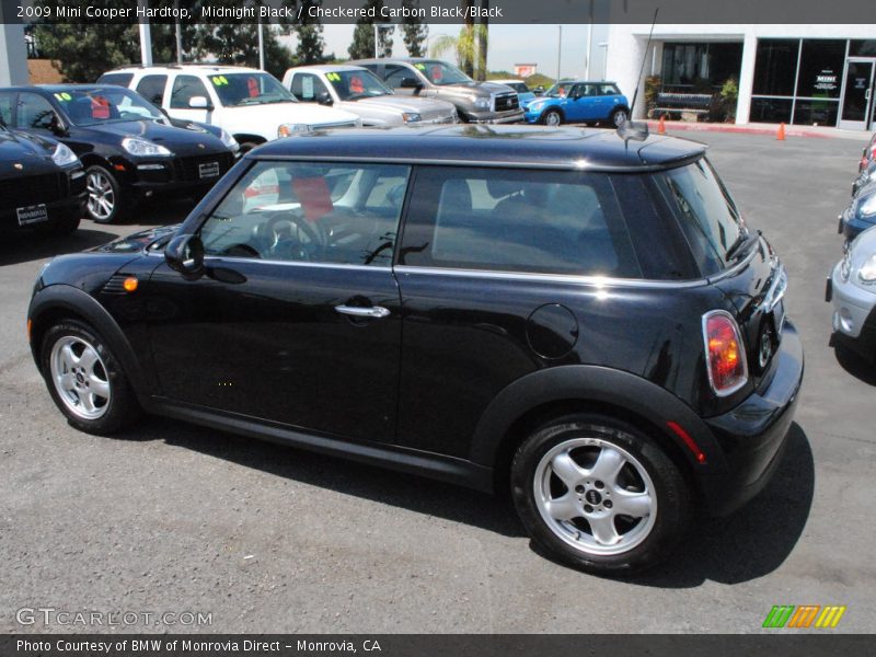 Midnight Black / Checkered Carbon Black/Black 2009 Mini Cooper Hardtop