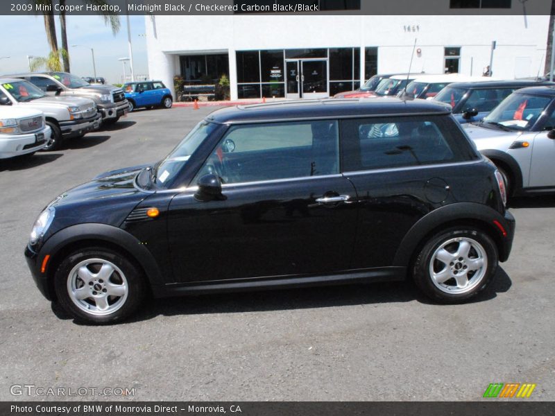 Midnight Black / Checkered Carbon Black/Black 2009 Mini Cooper Hardtop
