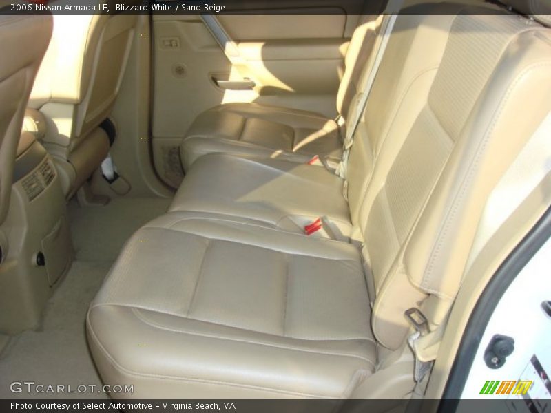 Blizzard White / Sand Beige 2006 Nissan Armada LE