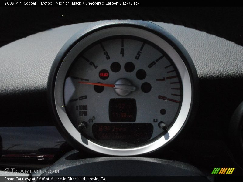 Midnight Black / Checkered Carbon Black/Black 2009 Mini Cooper Hardtop