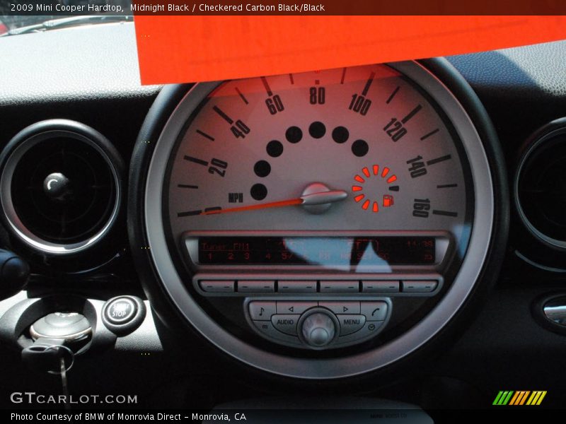Midnight Black / Checkered Carbon Black/Black 2009 Mini Cooper Hardtop