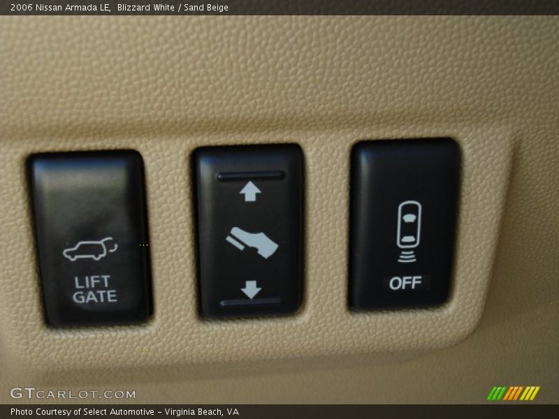 Blizzard White / Sand Beige 2006 Nissan Armada LE