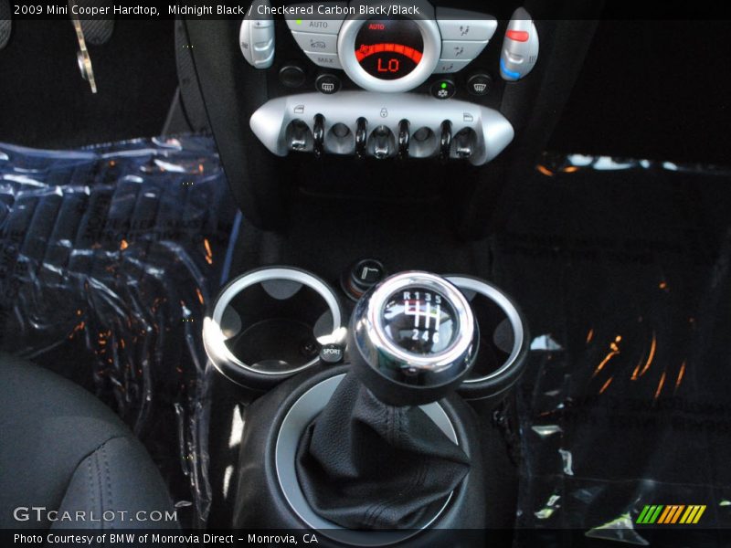 Midnight Black / Checkered Carbon Black/Black 2009 Mini Cooper Hardtop