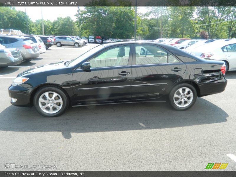 Black / Gray 2005 Toyota Camry XLE V6