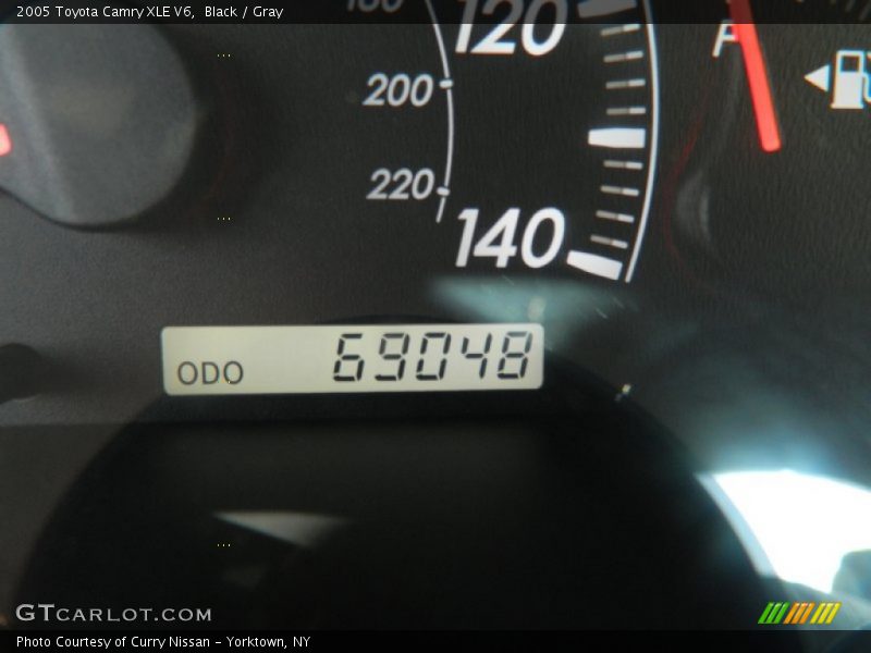 Black / Gray 2005 Toyota Camry XLE V6