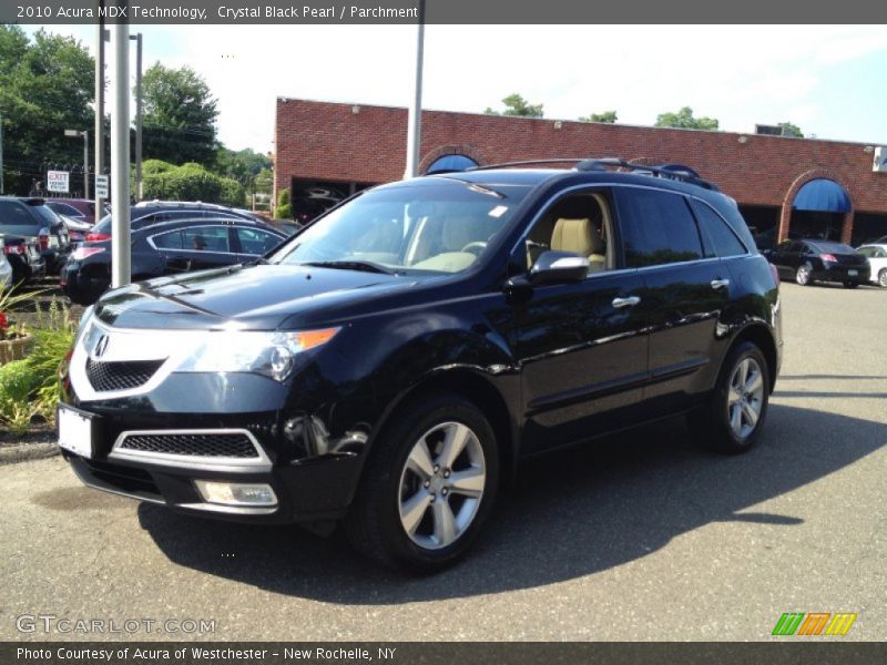 Crystal Black Pearl / Parchment 2010 Acura MDX Technology