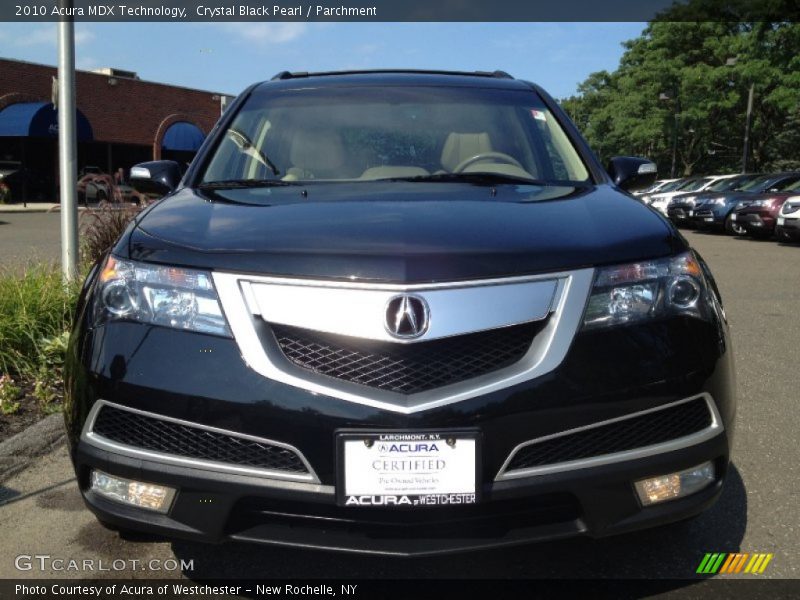 Crystal Black Pearl / Parchment 2010 Acura MDX Technology