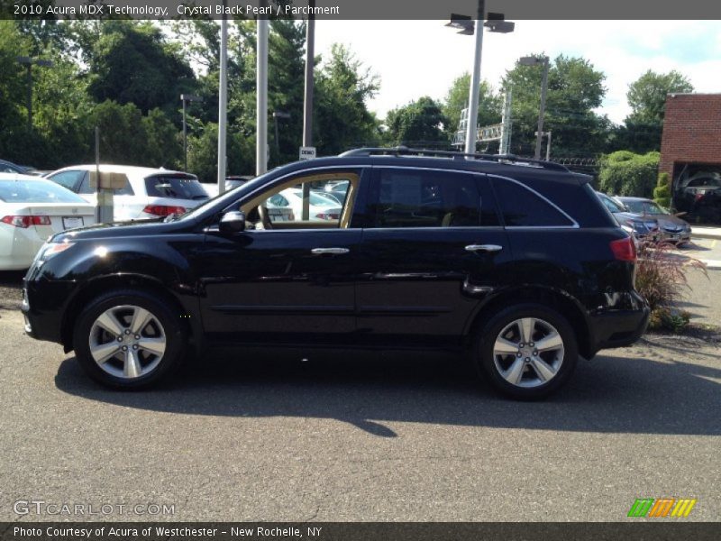 Crystal Black Pearl / Parchment 2010 Acura MDX Technology