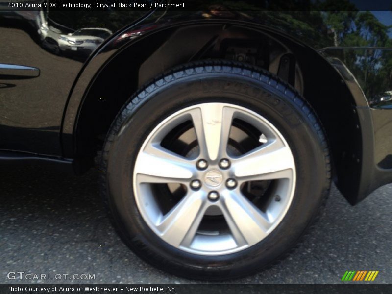 Crystal Black Pearl / Parchment 2010 Acura MDX Technology