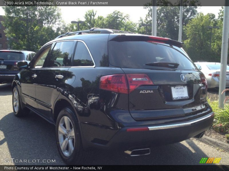 Crystal Black Pearl / Parchment 2010 Acura MDX Technology