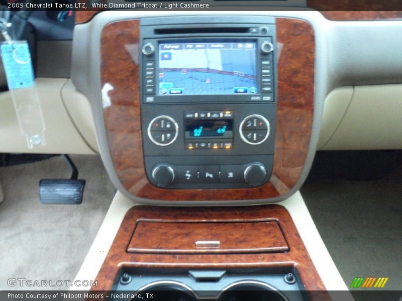 White Diamond Tricoat / Light Cashmere 2009 Chevrolet Tahoe LTZ