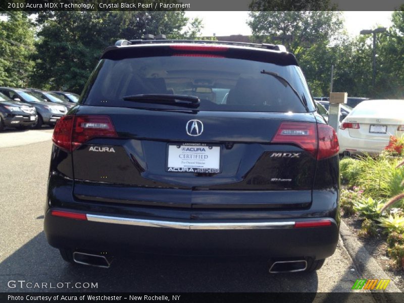 Crystal Black Pearl / Parchment 2010 Acura MDX Technology