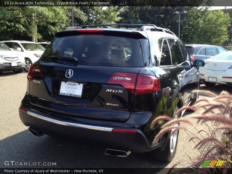 Crystal Black Pearl / Parchment 2010 Acura MDX Technology