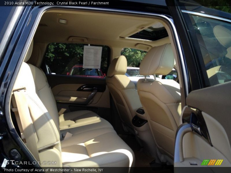 Crystal Black Pearl / Parchment 2010 Acura MDX Technology