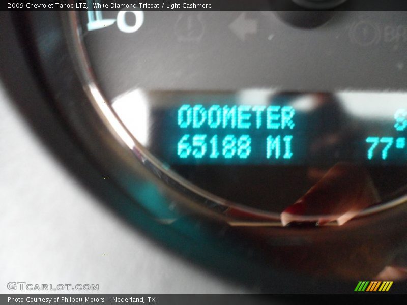White Diamond Tricoat / Light Cashmere 2009 Chevrolet Tahoe LTZ