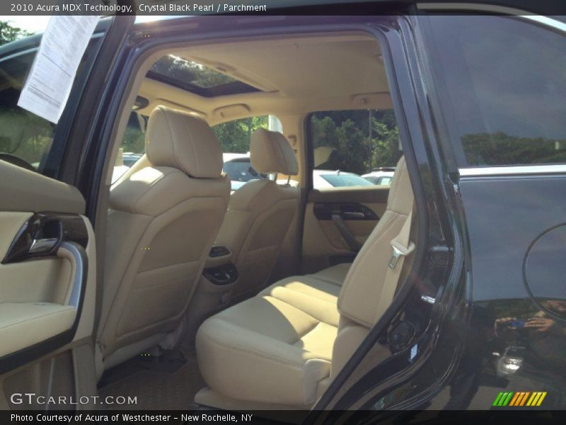 Crystal Black Pearl / Parchment 2010 Acura MDX Technology
