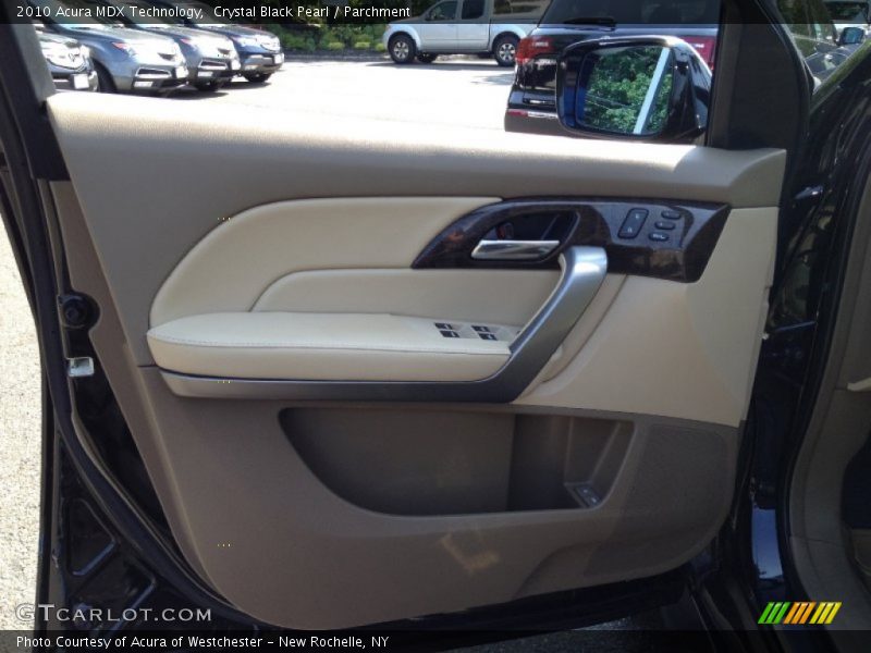 Crystal Black Pearl / Parchment 2010 Acura MDX Technology