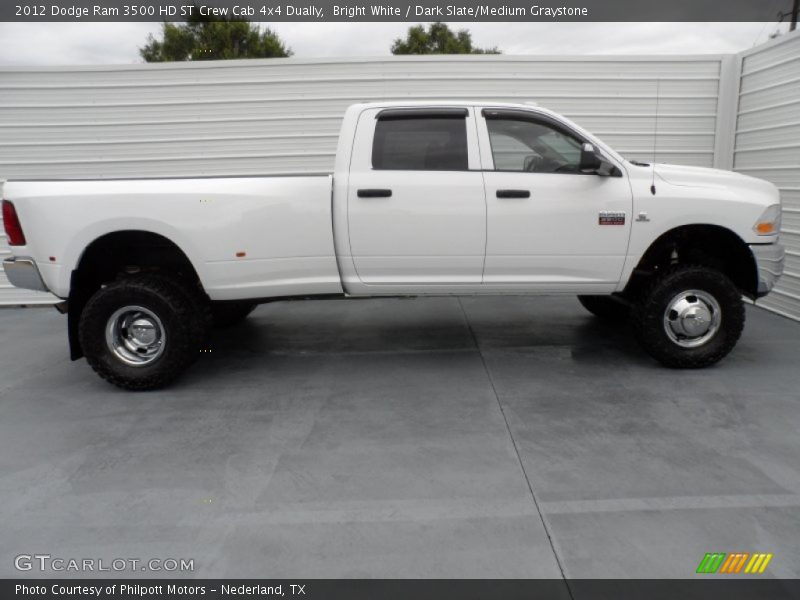  2012 Ram 3500 HD ST Crew Cab 4x4 Dually Bright White