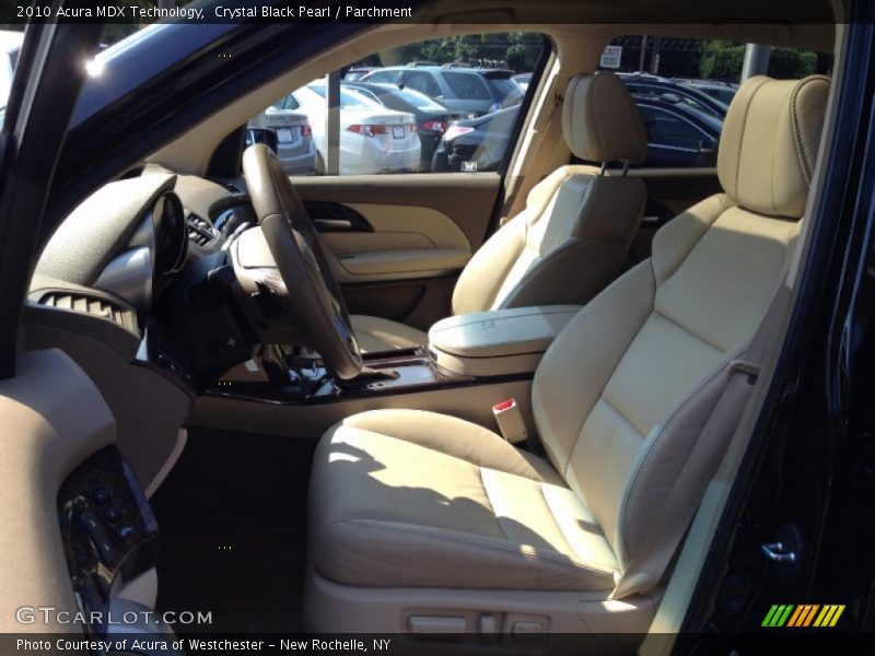 Crystal Black Pearl / Parchment 2010 Acura MDX Technology