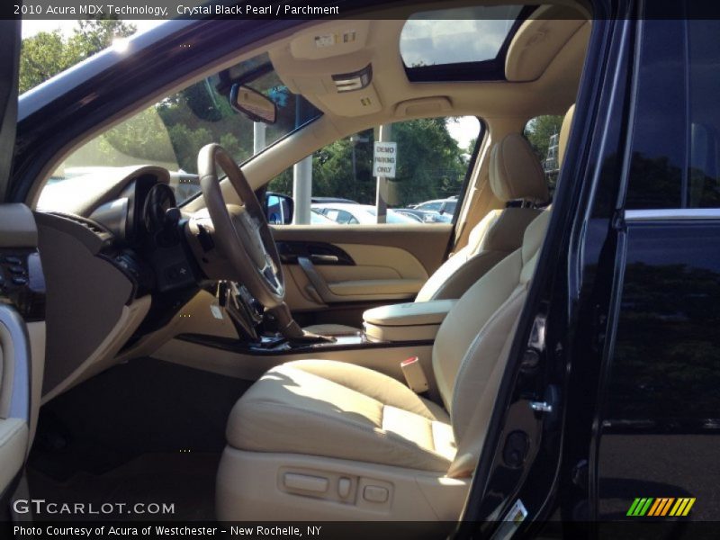 Crystal Black Pearl / Parchment 2010 Acura MDX Technology