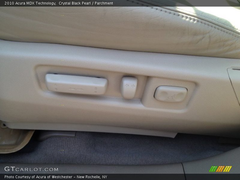 Crystal Black Pearl / Parchment 2010 Acura MDX Technology