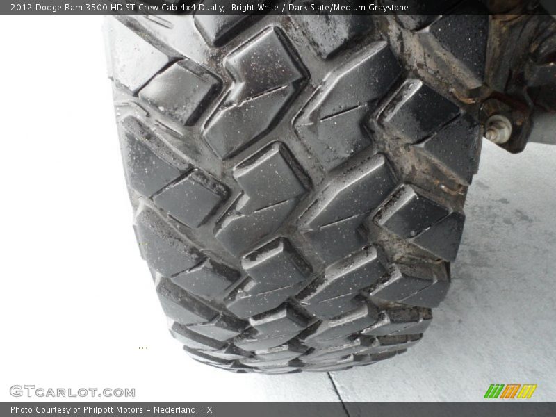 Bright White / Dark Slate/Medium Graystone 2012 Dodge Ram 3500 HD ST Crew Cab 4x4 Dually