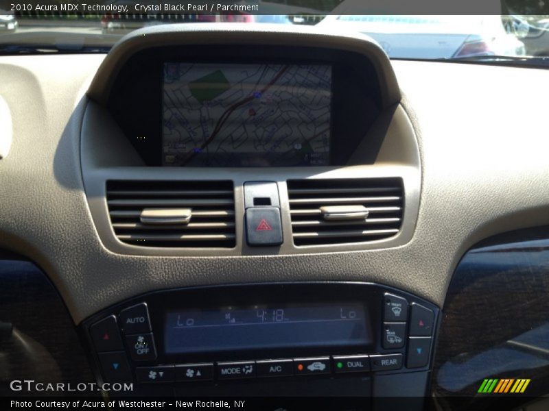 Crystal Black Pearl / Parchment 2010 Acura MDX Technology