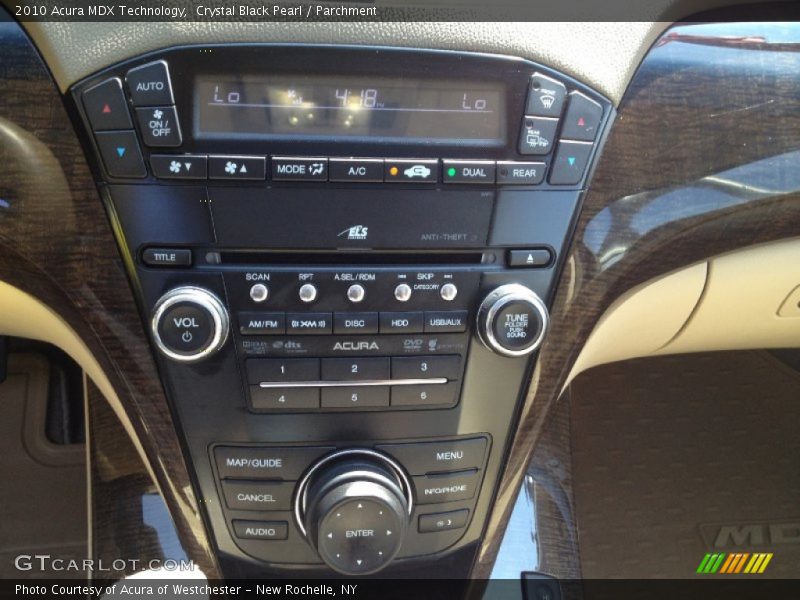 Crystal Black Pearl / Parchment 2010 Acura MDX Technology