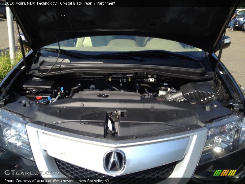 Crystal Black Pearl / Parchment 2010 Acura MDX Technology