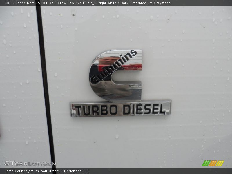Cummins Turbo Diesel - 2012 Dodge Ram 3500 HD ST Crew Cab 4x4 Dually