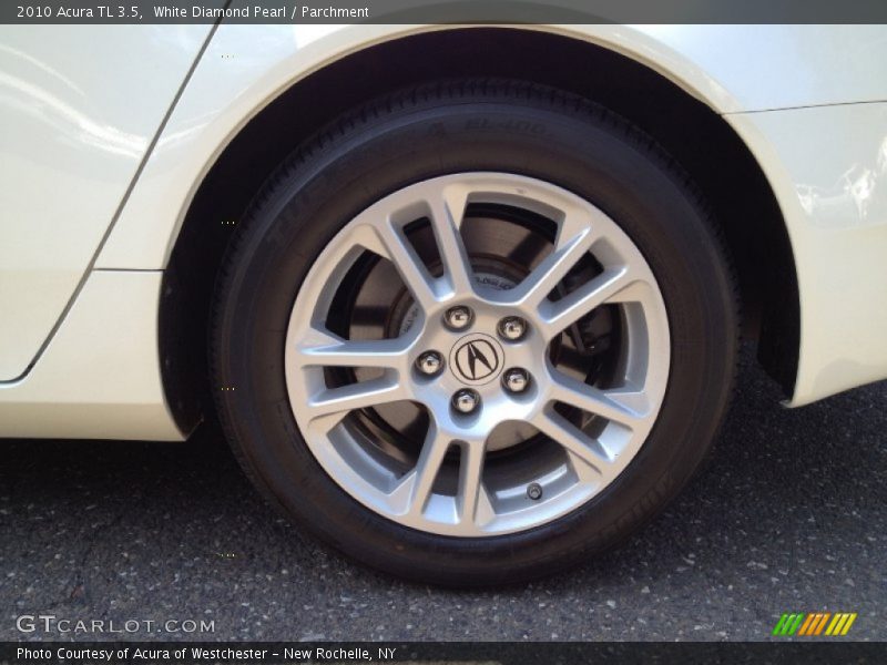 White Diamond Pearl / Parchment 2010 Acura TL 3.5