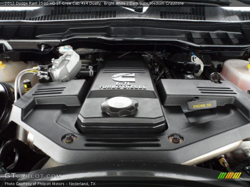  2012 Ram 3500 HD ST Crew Cab 4x4 Dually Engine - 6.7 Liter OHV 24-Valve Cummins VGT Turbo-Diesel Inline 6 Cylinder