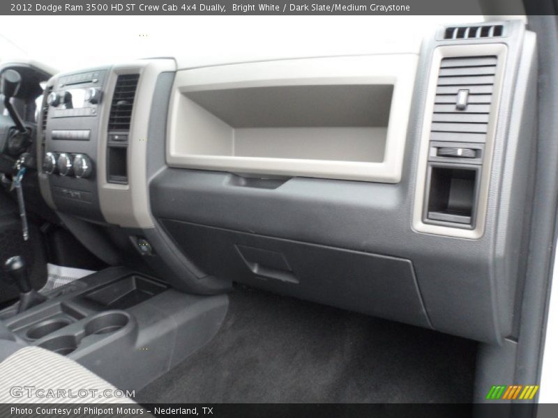 Bright White / Dark Slate/Medium Graystone 2012 Dodge Ram 3500 HD ST Crew Cab 4x4 Dually
