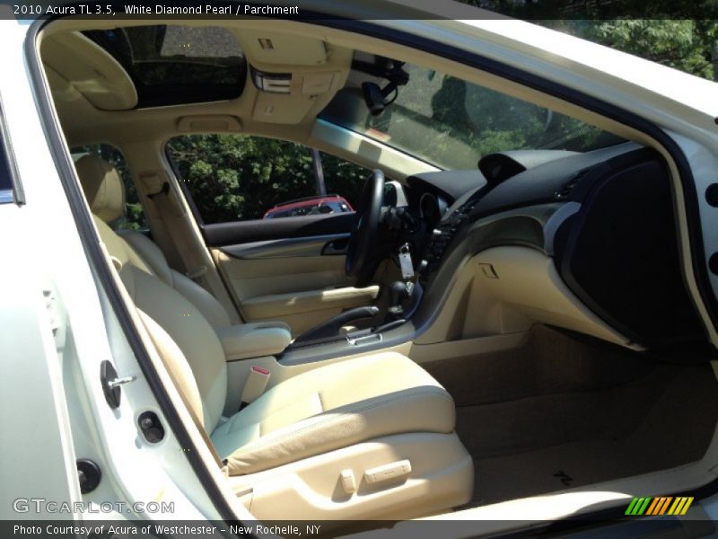 White Diamond Pearl / Parchment 2010 Acura TL 3.5