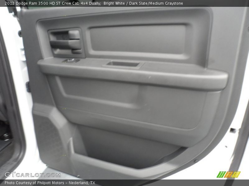 Bright White / Dark Slate/Medium Graystone 2012 Dodge Ram 3500 HD ST Crew Cab 4x4 Dually