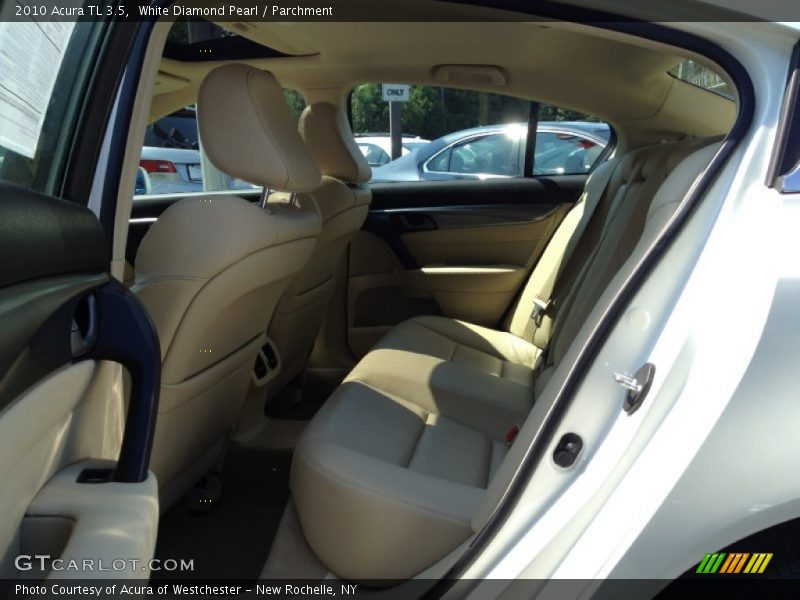 White Diamond Pearl / Parchment 2010 Acura TL 3.5