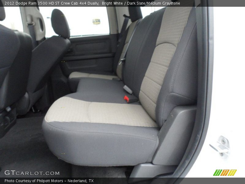 Bright White / Dark Slate/Medium Graystone 2012 Dodge Ram 3500 HD ST Crew Cab 4x4 Dually