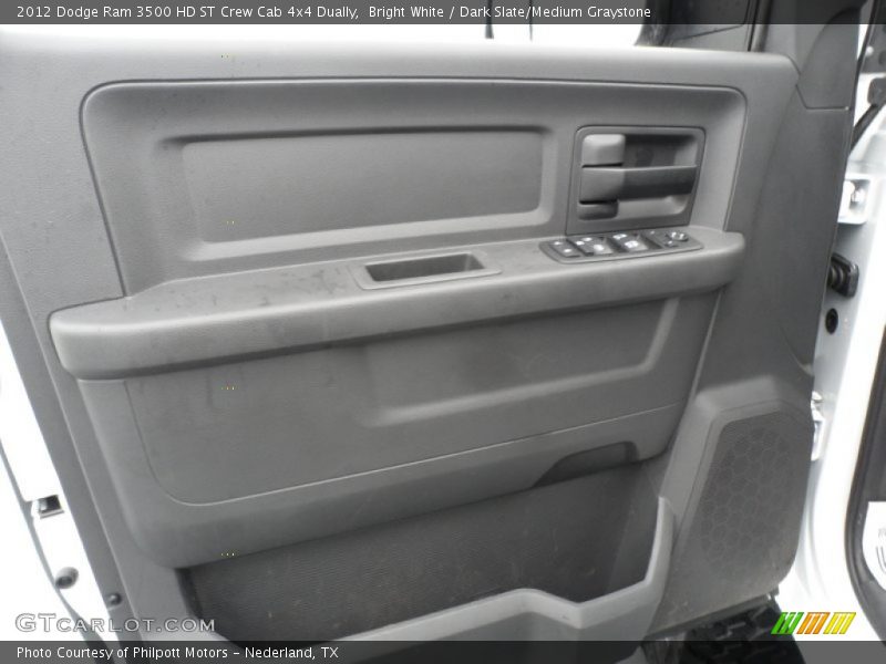 Bright White / Dark Slate/Medium Graystone 2012 Dodge Ram 3500 HD ST Crew Cab 4x4 Dually